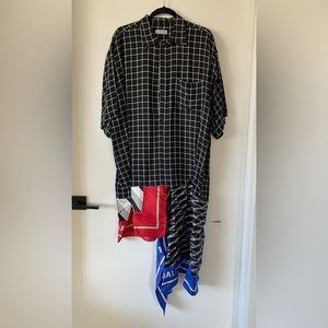 Balenciaga shirt dress size 36